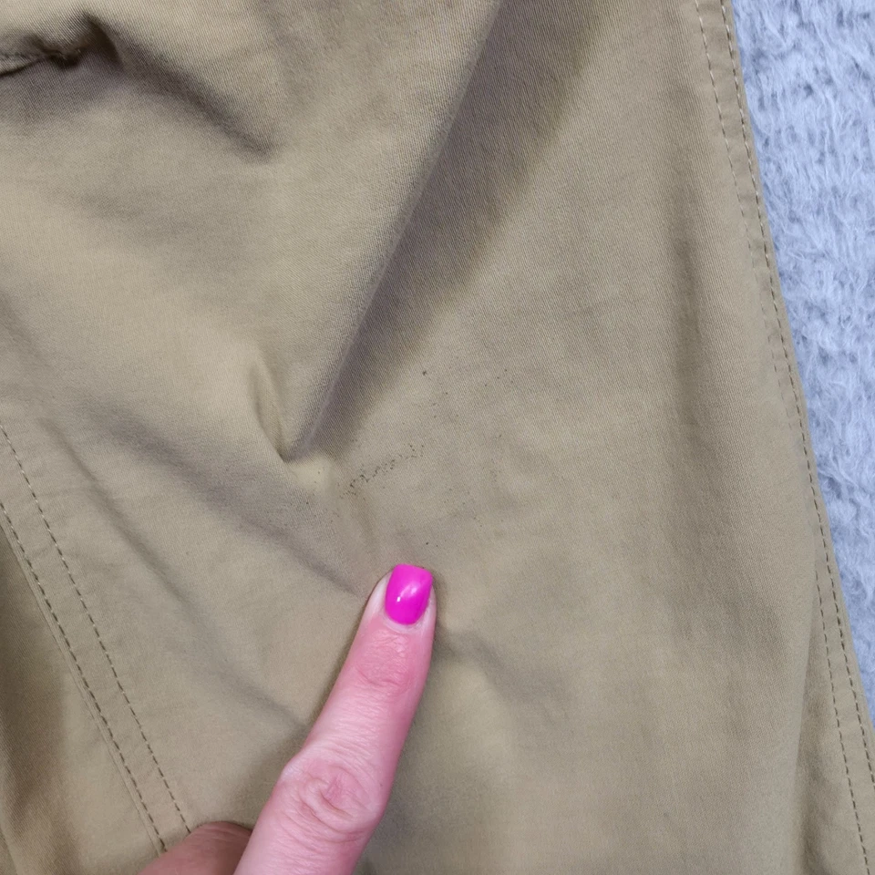 Pantalones cargo Eddie Bauer para hombre 34x32 bronceados primera ascensión reforzados rodilla senderismo deporte Foto 3 de 4