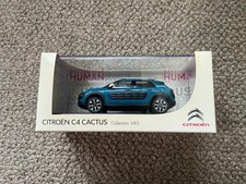 NOREV 1/43 Citroen C4 Cactus Blue Model Car Used 14+