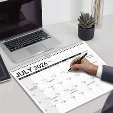 Calendar 2026, Anti Ink Bleed, Durable Thick Paper, Large days Blocks, Wall C...