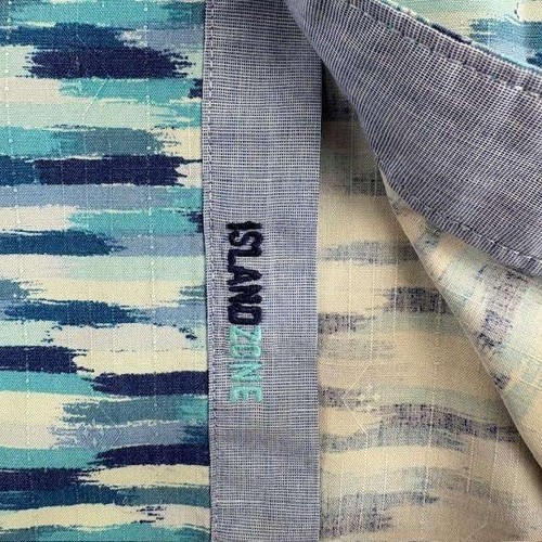 Tommy Bahama Island Zone XL Silk Blend Shirt Blue Azul Lagoon Allure Button Up - Picture 4 of 9