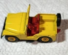 Vintage 1966 Lesney Matchbox #72 Standard Jeep Yellow Made in England