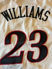 NWT Adidas Authentic Signed Autographed Auto Lou Williams Jersey Size 48 SEWN