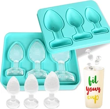 Prank Fun - Ice Cube Mold Tray Novelty, Silicone Ice Cube Tray Mold, Novelty Ice