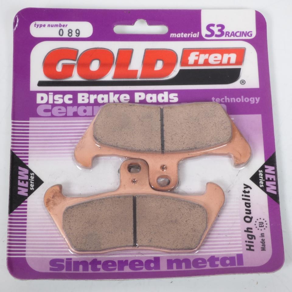 Plaquette de frein Gold Fren AVG anti-fading pour moto Cagiva 350 W12