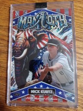 2025 Wild Card Nick Kurtz Red White And Blue Mammoth 1/1