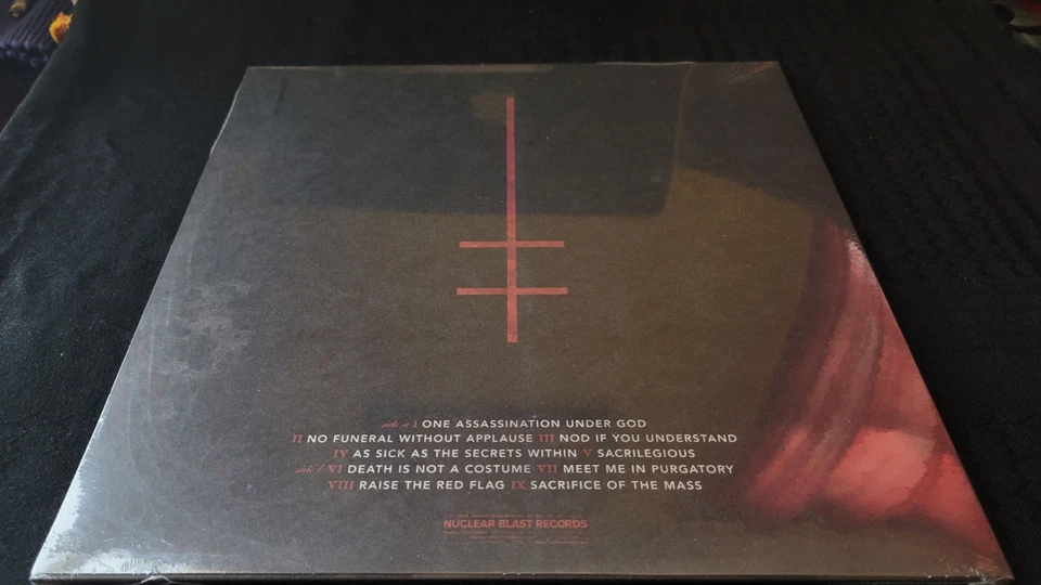 MARILYN MANSON: One Assassination Under God LP Bone w/ Black Splatter Vinyl - Image 2 of 3