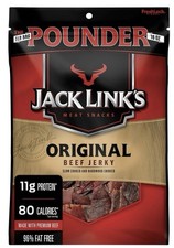 Jack Link's Original Beef Jerky Slow Cooked Hardwood Smoked 16oz Bag