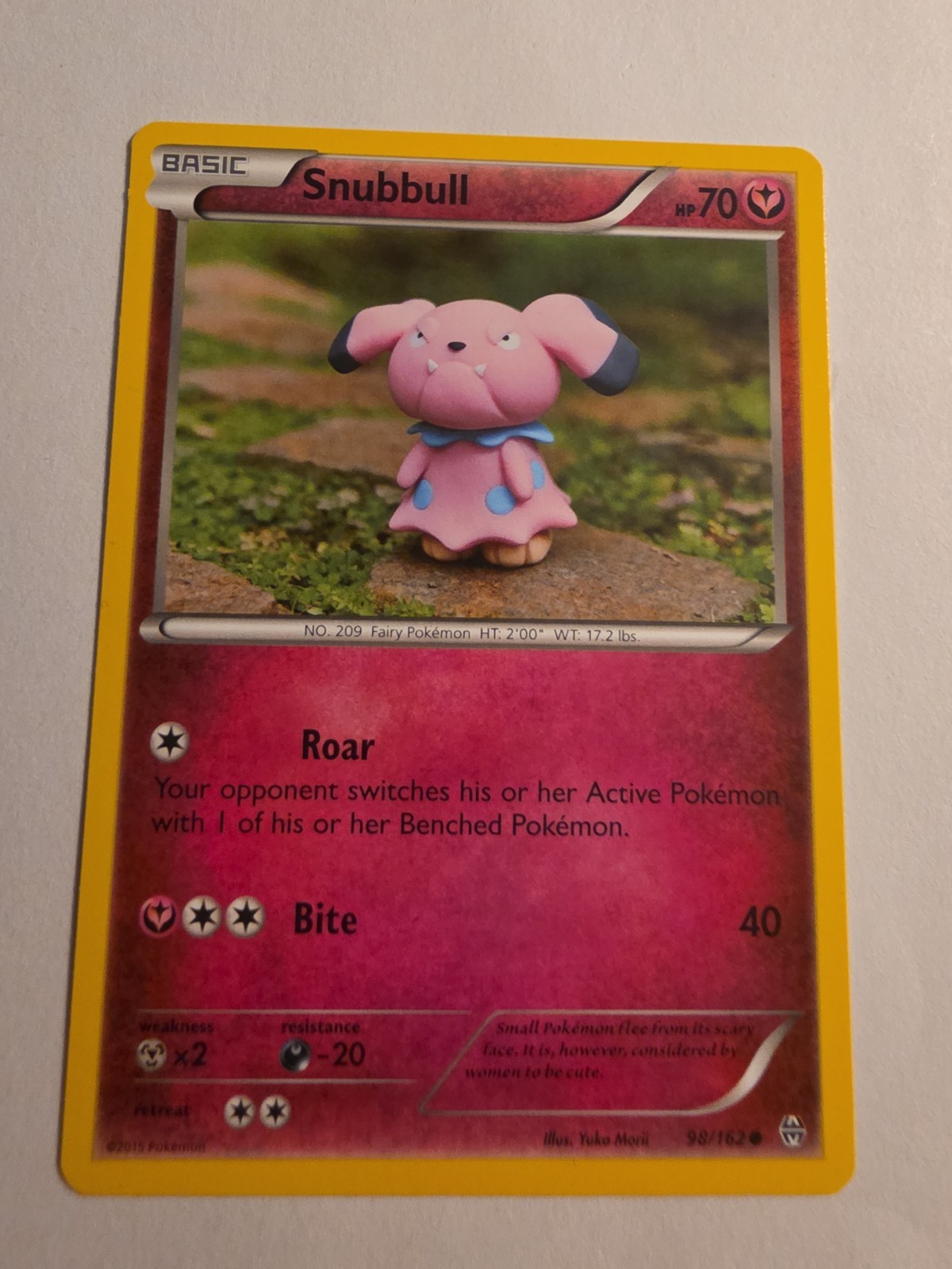 Snubbull 98/162 Common BREAKthrough Pokemon