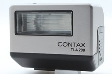 All Tested Unused Contax TLA200 Silver Shoe Mount Flash For G1 G2 From JAPAN