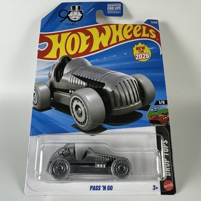2026 Hot Wheels Pass N Go, 90 years of Monopoly Drop Tops K1