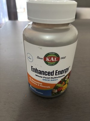 KAL Enhanced Energy Whole Food Multivitamin Once Daily 60 Tablets Vitamins & Mi 