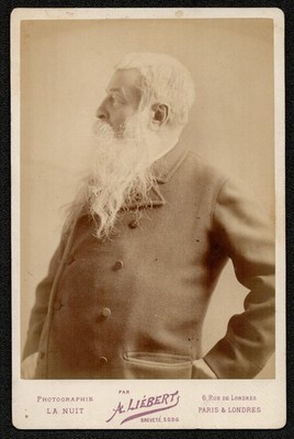 Jean-Louis-Ernest Meissonier. Liébert Photographer. circa 1880. Painter. Cabinet