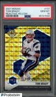 2021 Mosaic Reactive Yellow #137 Tom Brady Patriots PSA 10 GEM MINT