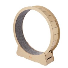 Wooden Cat Exercise Wheel, 52" Large Cat Treadmill Wheel for Indoor Cats, Cat Ru