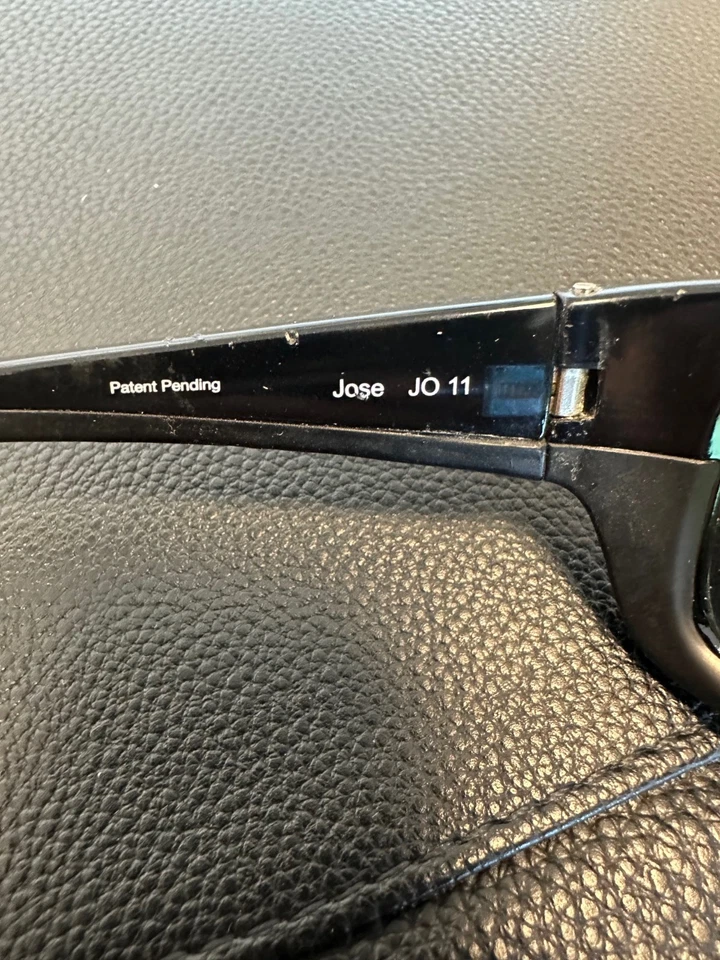 Costa Del Mar Jose Sunglasses Shiny Black/Blue 580 Plastic - Image 2 of 4