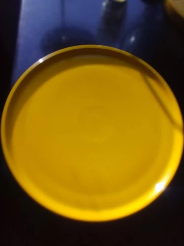 Fiestaware Yellow Chop Plate Fiesta Retired Pale Yellow 12 inch Charger Plate