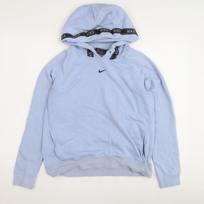 Nike Men's Blue Small Hoodie with Logo