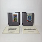 Castlevania 1 & 2 Simon's Quest NES Nintendo AUTHENTIC TESTED 2 GAMES W/SLEEVES