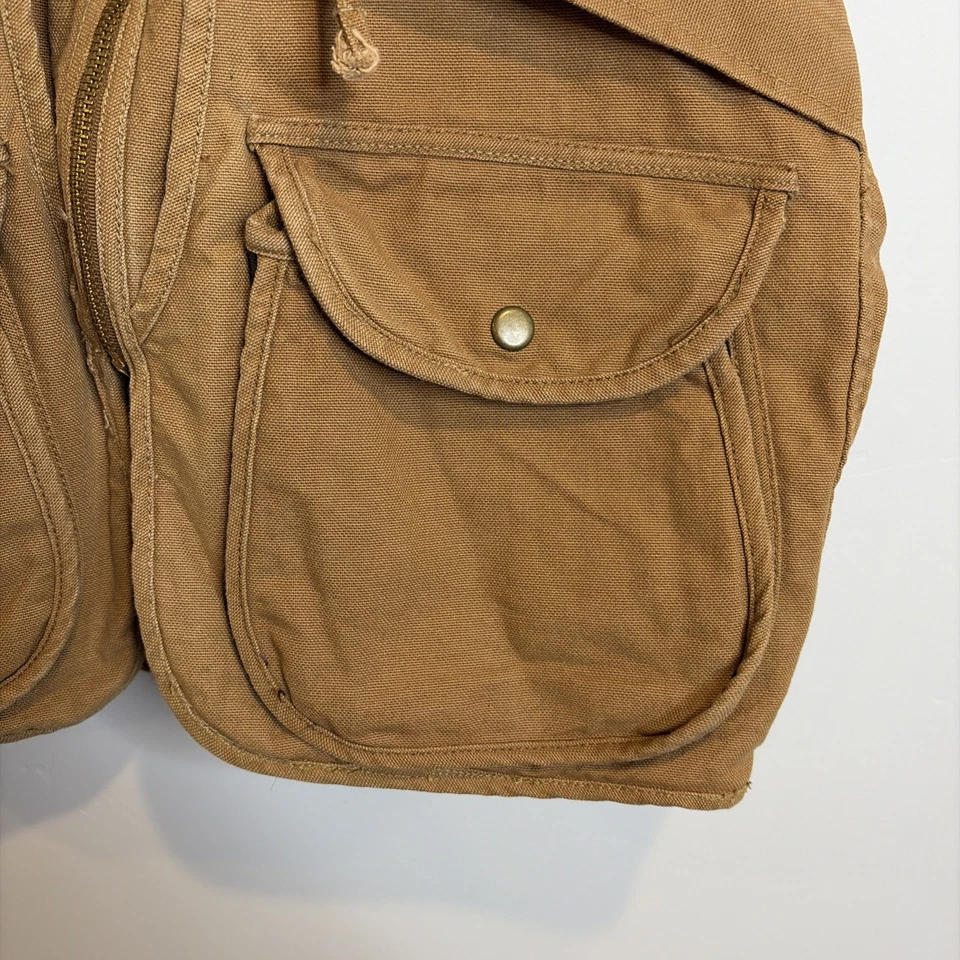 Master Sportsman by Prestige Hunting Vest Size Medium Khaki Orange Outdoor Sport - Image 4 of 4