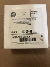 New Open Box Allen Bradley 140-D8E-C32-KY Ser. C Motor Protector/Circ. Breaker