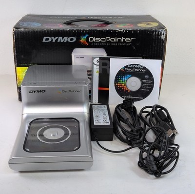 Dymo DiscPainter CD/DVD Printer Model 93448 in original box + power & USB cord