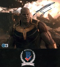 Josh Brolin Signed Autographed Thanos Marvel Infinity War 8x10 Photo BAS COA