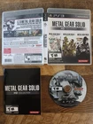 Metal Gear Solid HD Collection (Sony PS3, 2011) Complete CIB - Tested