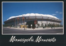 Hubert H. Humphrey Metrodome,Minneapolis New Slogan,MN Hennepin County Vintage