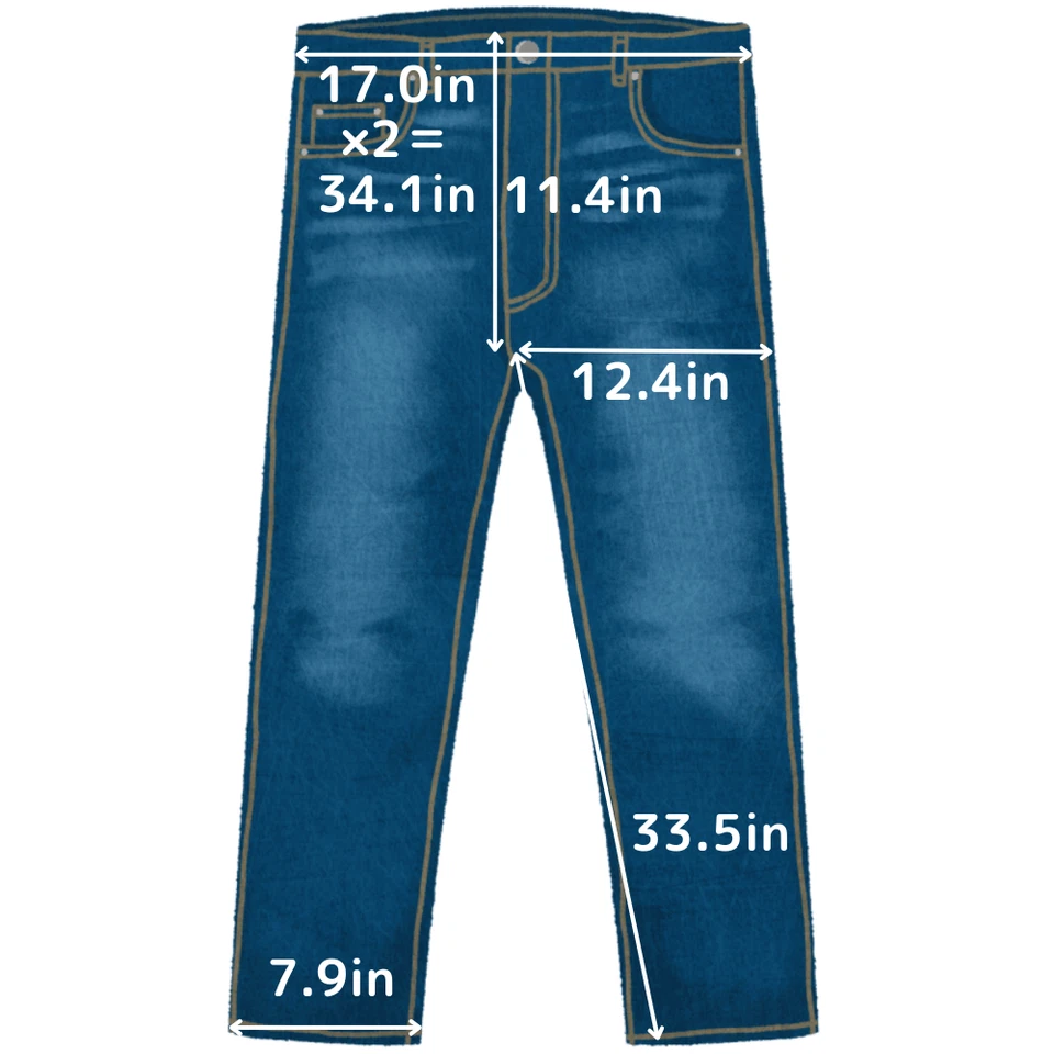 EDWIN Selvedge 505zx Straight Jeans Buckle Back Japan Tag W31 L33 Actual W34 L33 - Image 4 of 4
