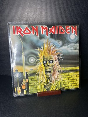 IRON MAIDEN DEBUT ALBUM VINYL LP 1980 EMC 3330 A1/B1 UK 1ST PRESS VG+