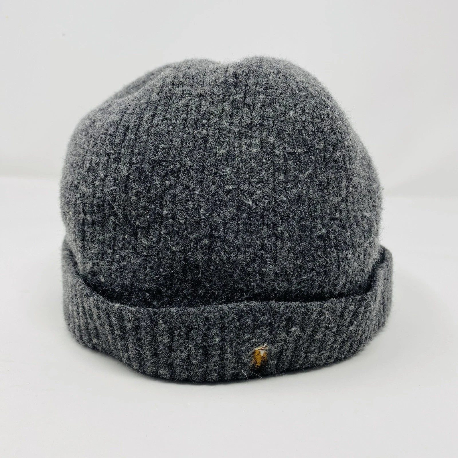 Polo Ralph Lauren Beanie Hat Men's Gray 100% Merino Wool