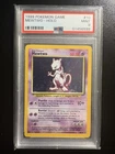 POKEMON MEWTWO 1999 GAME BASE SET #10 HOLO PSA 9