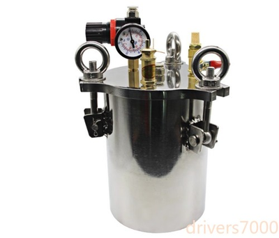 #ad Stainless Steel Pressure Bucket Dispensing Machine Pressure Tank 1 Liter $208.59