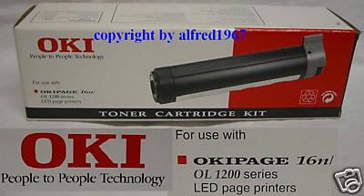 ORIGINAL OKI TONER OKIPAGE 16n OL 1200 Serie 09002386 NEU +Rechnung