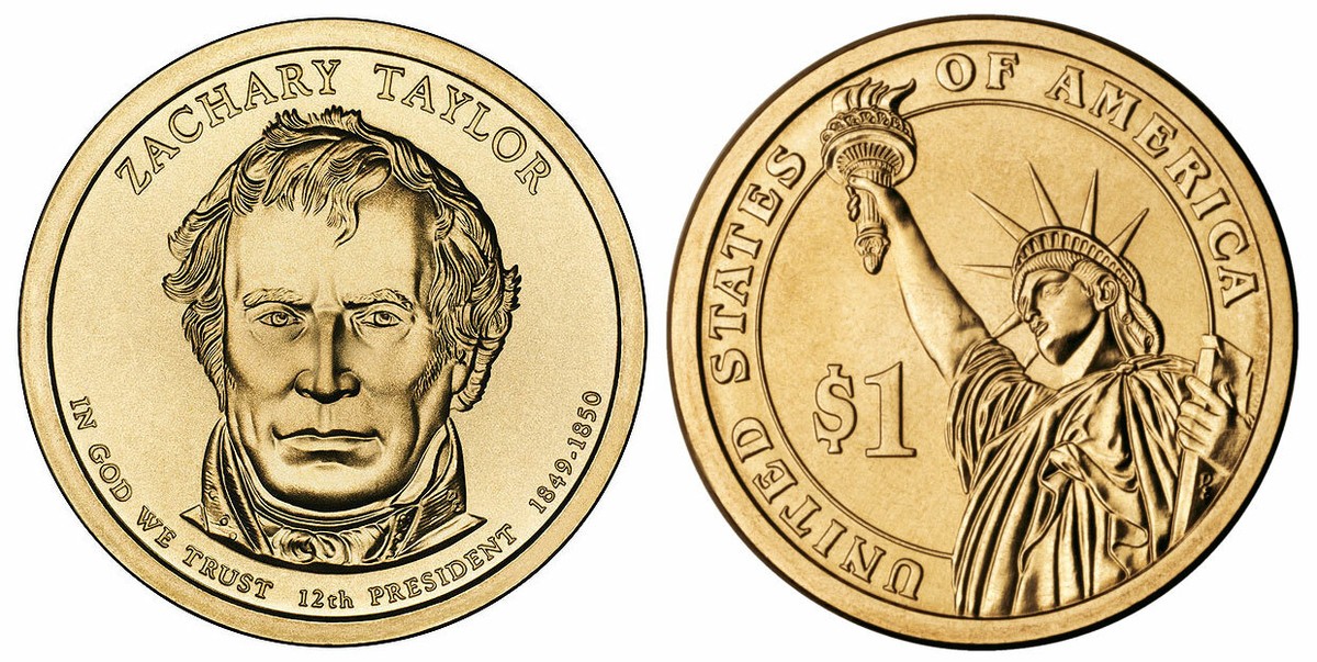 2009 D Zachary Taylor Presidential One Dollar Coin U.S. Mint Rolls