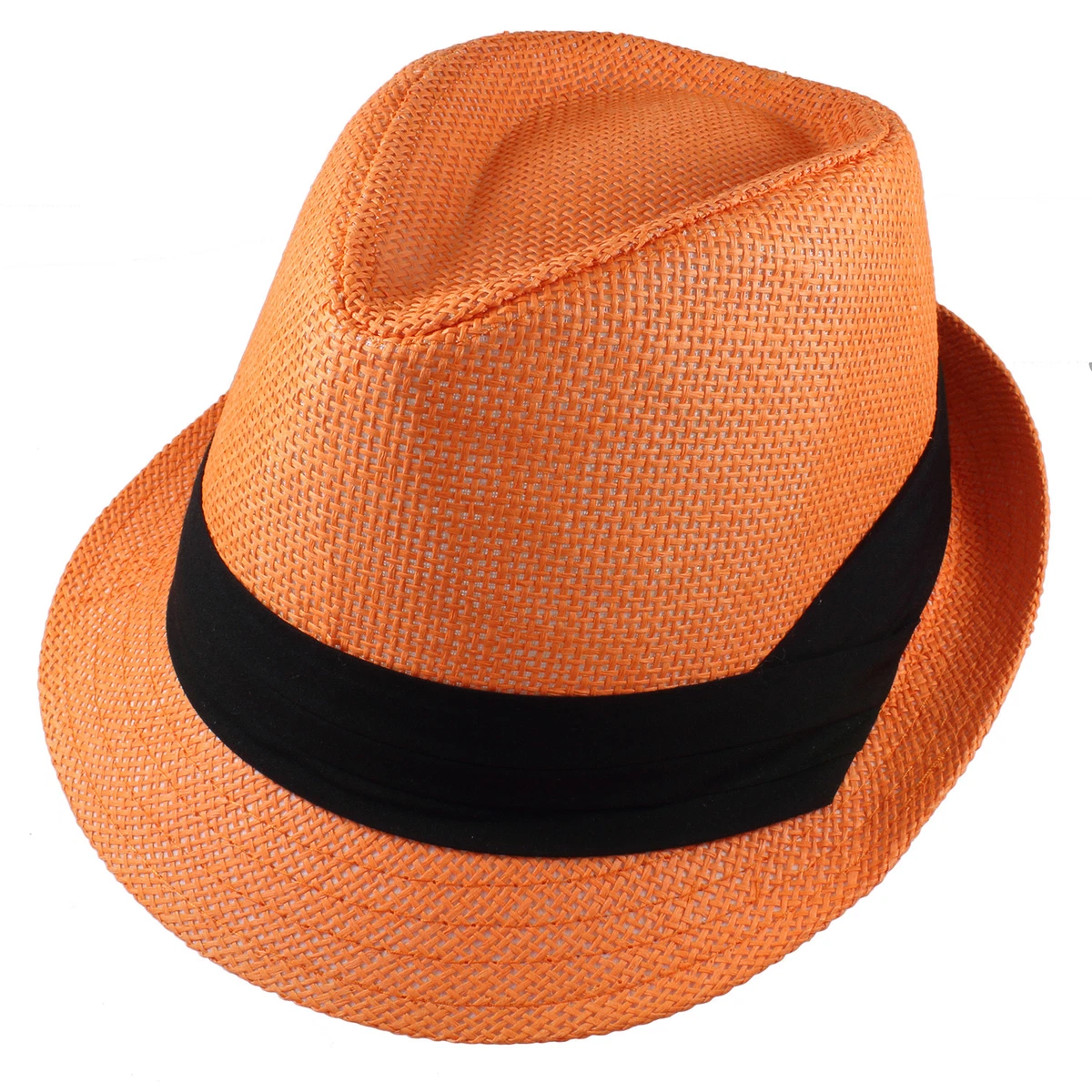 Orange Fedora Hats for Women for sale | eBay