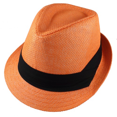 Unisex Summer Fedora Panama Straw Hats with Band (Ship in a BOX) - Picture 23 of 45
