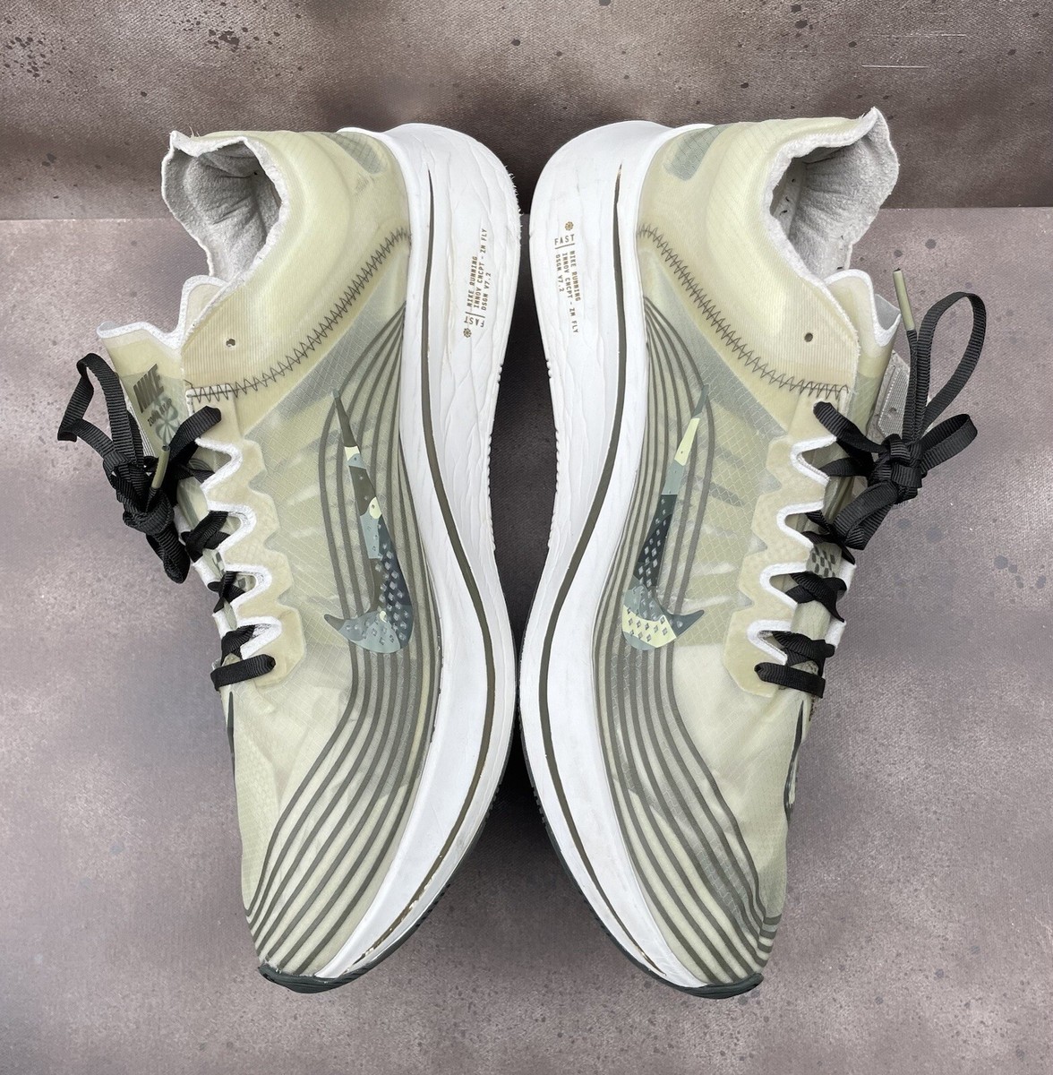 Size 14 - Nike Zoom Fly SP Light Bone | eBay