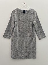 NWT Nicole Miller Womens Tweed Shift Dress Career Size Large