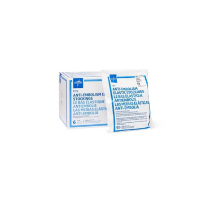 Medline MDS160844 Anti-Embolism Elastic Stockings, Thigh High, Medium (6 pair)