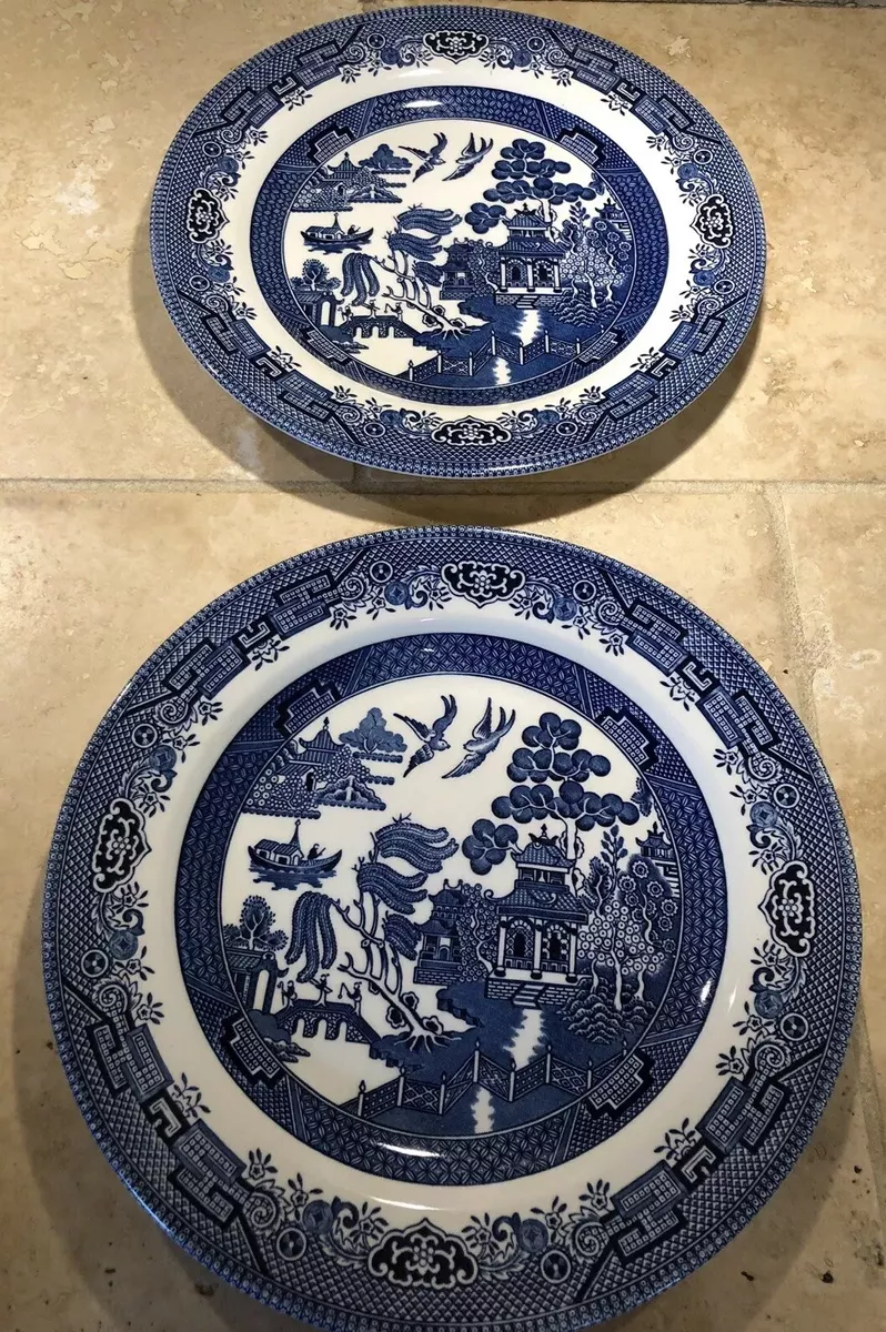 Vajilla churchill azul sales