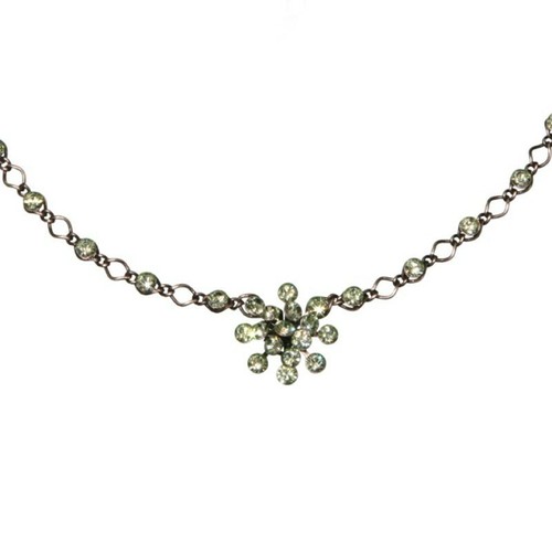 Konplott Necklace Collier Magic Fireball Light Green Chrysolite