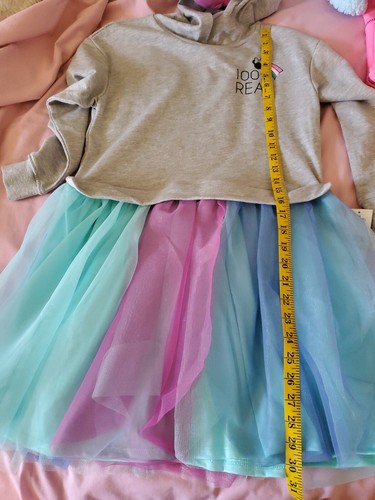 Disney Heather grey/KGD0GD7921 Dress sz L (10-12) NEW W/tags - Picture 6 of 10