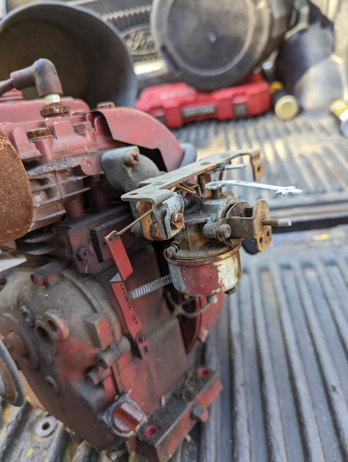 Vintage Tecumseh Gas Engine For Mini Bike (Rupp?), Go Kart, Snowblower