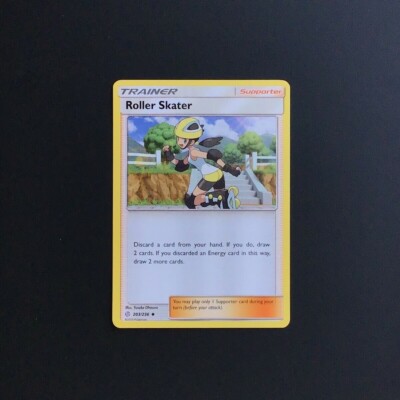 pokemon card / karte cosmic eclipse roller skater trainer supporter 203/236 M/NM