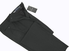 NEW 695 Giorgio Armani Black Label Classico Dress Pants US 30 e 46 Black