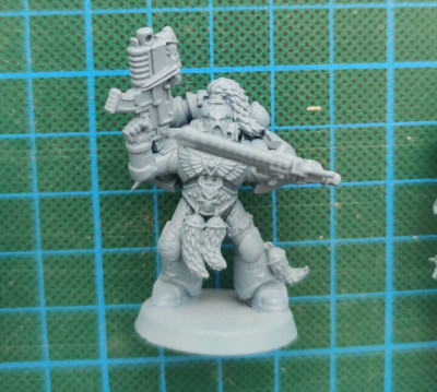 Warhammer 40k Space Marine Space Wolves Grey Hunter Graumähne