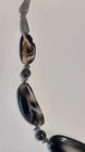 Chunkey Agate & Smokey Quartz Necklace 27 '" w/ Jade Toggle Clasp #155 — photo 3