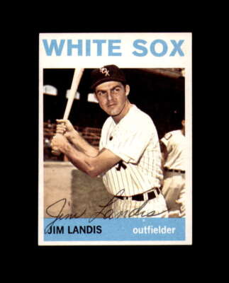 Jim Landis Signed 1964 Topps Chicago White Sox Autograph