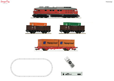 Roco DBAG BR232 Diesel Güterzug Set VI (DCC-montiert) Maßstab 1:87, Spur HO